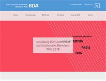 Tablet Screenshot of bda-rheinland-pfalz.de